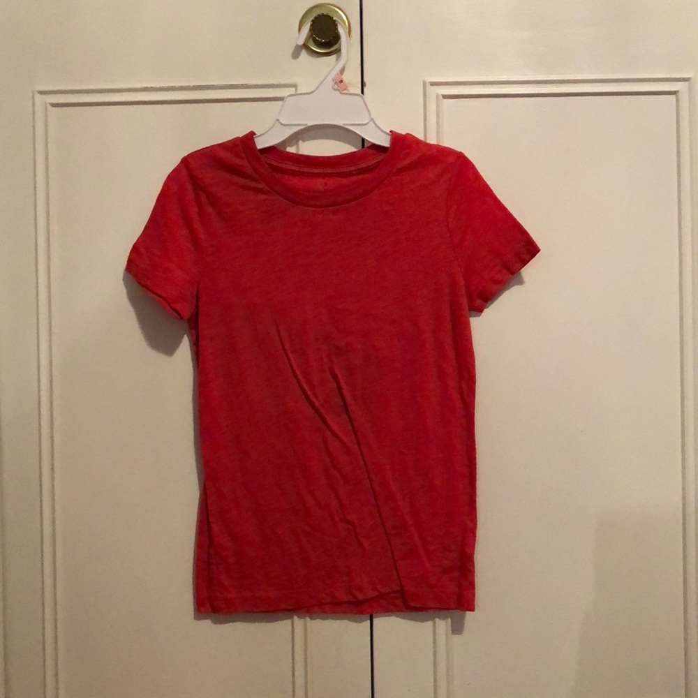 Scarlet colored top